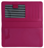 Pink Premium Leather Checkbook Cover  | CLG-PNK01