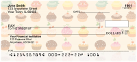 Colorful Cupcakes Personal Checks | EVC-44