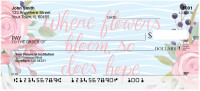 Happiness Blooms From Within Personal Checks | FLO-010