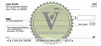 Vegan Vegetarian Personal Checks | GCB-84