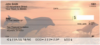 Dolphin Silhouettes Personal Checks | GCC-01