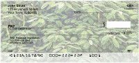 Green Ferns Background Personal Checks | GCW-06