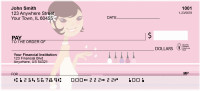 Girly Shoes and Nails Personal Checks | GIR-04