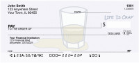Alcohol Problems Liquor Life Is Crap Personal Checks | LIC-13