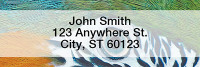Fun Feathers Rectangle Address Labels | LRABS-05