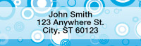 Circles Rectangle Address Labels | LROPC-04