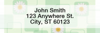 Daisies Rectangle Address Labels | LROPC-05