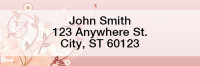 Floral Elegance Rectangle Address Labels | LROPC-06