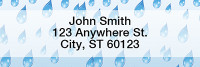 New Fantasy Rectangle Address Labels | LROPC-07