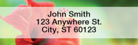 Flowers Rectangle Address Labels | LROPC-09
