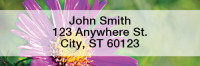 Flowers Rectangle Address Labels | LROPC-09