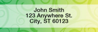 Swirls Rectangle Address Labels | LROPC-10