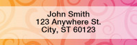 Swirls Rectangle Address Labels | LROPC-10