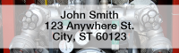Firefighting Equipment Narrow Address Labels | LRPRO-51
