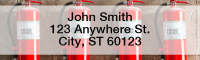 Firefighting Equipment Narrow Address Labels | LRPRO-51