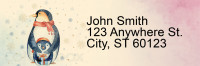 Winter Waddle Address Labels | LRRANI-014