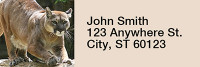 Cougars Rectangle Address Labels | LRRANI-31