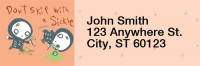 Dr. Krinkles' Creep Kids II Rectangle Address Labels | LRRDRK-02