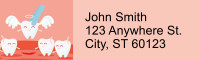 Fun at the Dentist Address Labels | LRRFUN-012