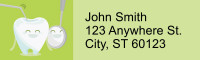 Fun at the Dentist Address Labels | LRRFUN-012