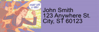Girl Power Address Labels | LRRFUN-018