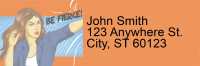 Girl Power Address Labels | LRRFUN-018