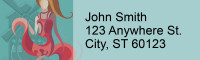 Moulin Rouge Address Labels | LRRFUN-020