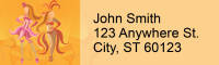 Moulin Rouge Address Labels | LRRFUN-020