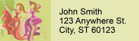Moulin Rouge Address Labels | LRRFUN-020
