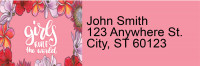 You Go, Girl Address Labels | LRRGIR-14