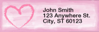 Jen Goode's Pink Ribbons Rectangle Address Labels | LRRJEN-02