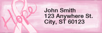 Jen Goode's Pink Ribbons Rectangle Address Labels | LRRJEN-02