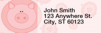 Jen Goode's Pigs Rectangle Address Labels | LRRJEN-03