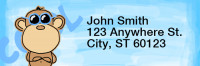 Jen Goode's Monkeys Rectangle Address Labels | LRRJEN-05