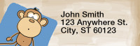 Jen Goode's Monkeys Rectangle Address Labels | LRRJEN-05
