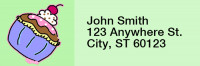 Jen Goode's Cupcakes Rectangle Address Labels | LRRJEN-07