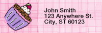 Jen Goode's Cupcakes Rectangle Address Labels | LRRJEN-07