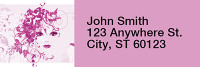 Flower Girl Rectangle Address Labels | LRROPC-08