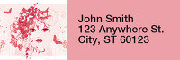 Flower Girl Rectangle Address Labels | LRROPC-08