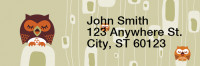Owls Rectangle Address Labels | LRROPC-13