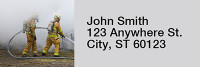 Firefighter Narrow Address Labels | LRRPRO-45