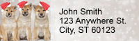 Howling Holidays Address Labels | LRRXMS-63