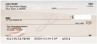 Sand Written Monogram 'P' Personal Checks | MONO-07P