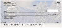 Snowy Woodland Personal Checks | NAT-86