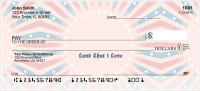 Red, White and Blue Personal Checks | PAT-39