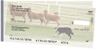 Border Collie at Work Side Tear Checks | STDOG-46
