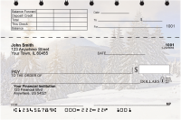 Snowy Woodland Top Stub Checks | TSNAT-86