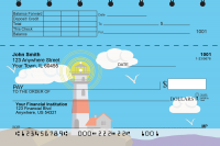 Splendid Lighthouse Top Stub Checks | TSSCE-001