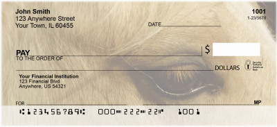 Horses Seeing Eye to Eye Personal Checks | ANI-85