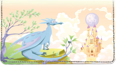Mystical Kingdoms Leather Checkbook Cover | CDP-FUN96